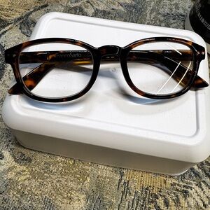 Franco Sarto Tortoiseshell Eyewear Frames only includes a case.